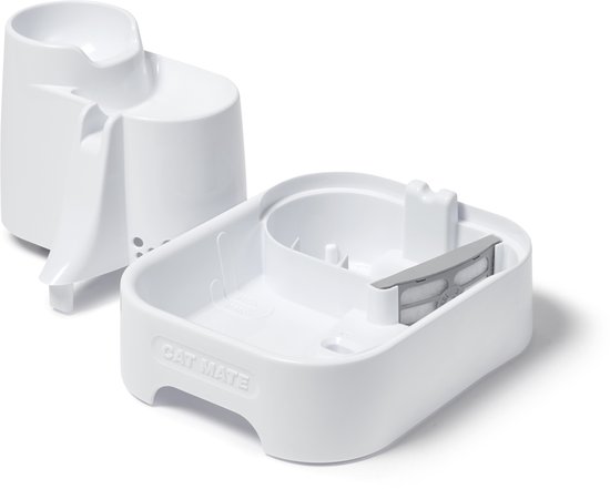 Rosewood Cat Mate Drinkfontein – Stille Pomp, Meerdere Drinkhoogtes, Met Actief Koolfilter, Voor Katten En Kleine Honden