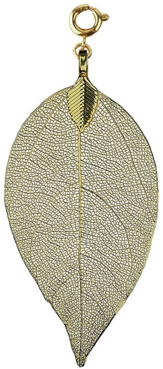 Boeddha blad verguld middel