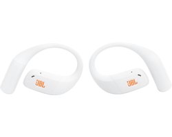 JBL Endurance Zone - Open ear Oordopjes - Oortjes Draadloos - Sport Oordopjes - Bluetooth - Sporten - Hardlopen - 32 uur - Spatwaterdicht - IP68 - Oorhaak - Wit