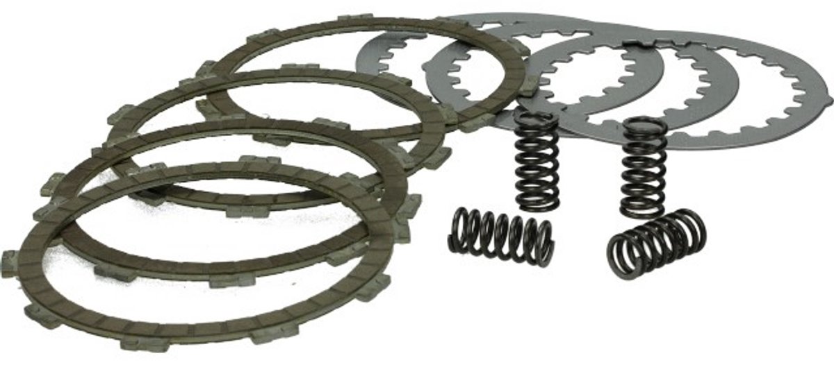 Koppelingsplaatset Stage6 carbon Minarelli AM6 (4 plaats)