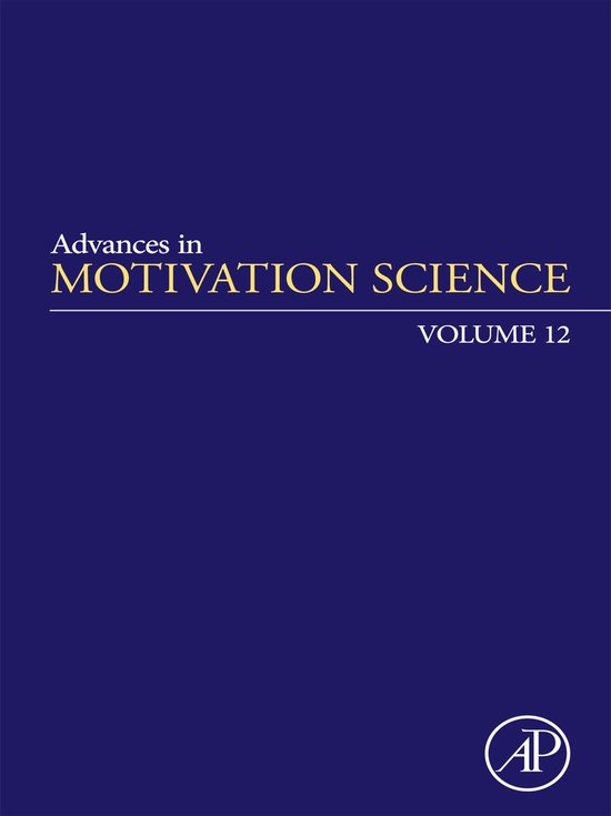 Advances in Motivation Science 12 - Advances in Motivation S ... - cover