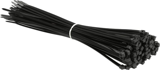 Falkx FALKX Tie wrap / kabelbinder zwart 280x3.6 mm per 100 van Falk — afbeelding 2