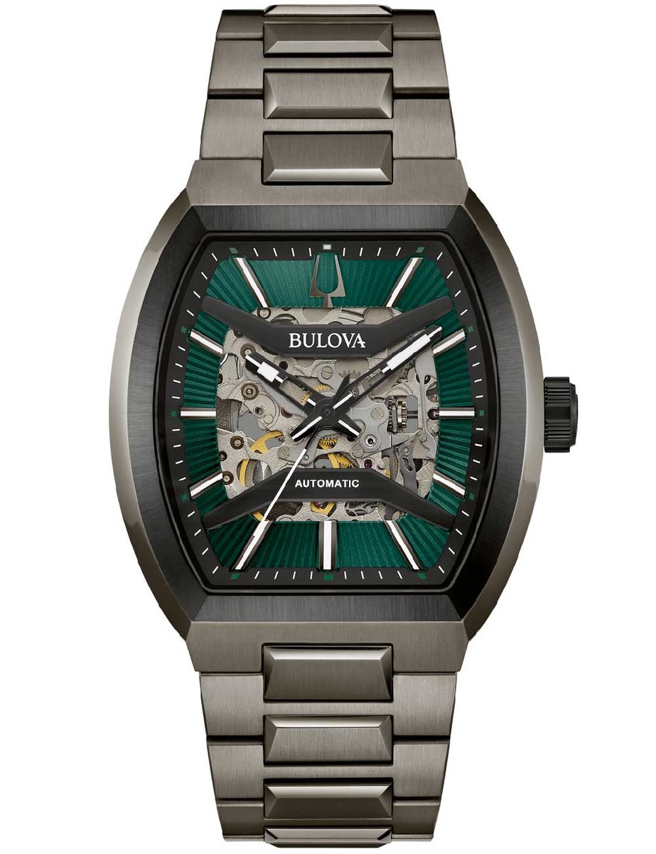 Bulova Maquina 98A321 Horloge - Staal - Grijs - Ø 44 mm