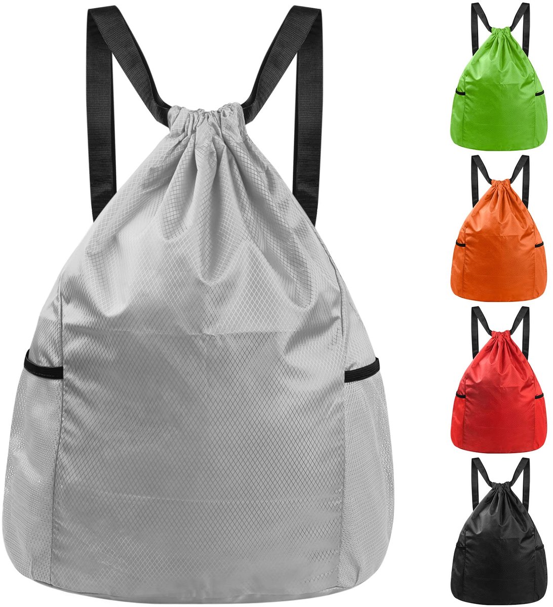Ibenzoa® Waterdichte Gymtas Rugzak met Trekkoord - Sport & Zwemtas voor Heren & Dames