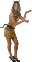 Limited Summer Deal Cheetah Jurk Midi Zwart Koraal Limited Summer Deal Cheetah Jurk Midi Zwart Koraal