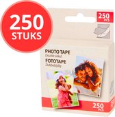 Fotoplakkers - Dubbelzijdig - Plakstrips - 250 Stuks - Transparant - Fotostickers - Foto's Ophangen - Dubbelzijdige Tape Plakkers Stickers - Monatage Set Kit - Plakstrips