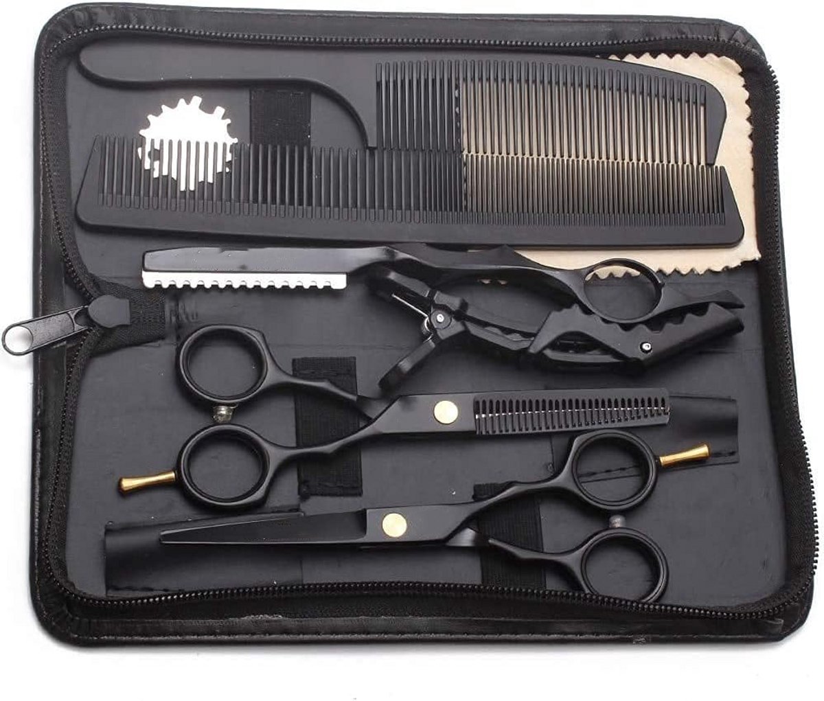 Kappersset voor het knippen van haar - Schaar, kammen, kappersmes