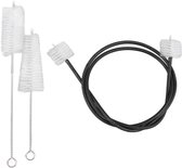 Kit de nettoyage pour Brosses de cor, kit d'entretien pour cors, kit d'entretien compact pour Instruments