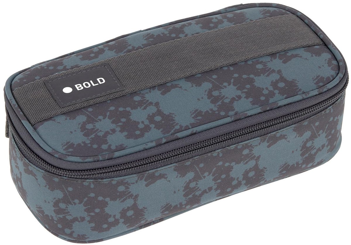 Lässig BOLD Spacy Etui - 22,5 x 6,5 x 12 cm - Spots - Blauw