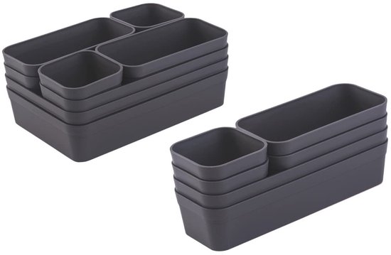 Productos - Cesta Organizadora Rectangular Baobab, 1,5L de Capacidad, Plástico de Alta C
