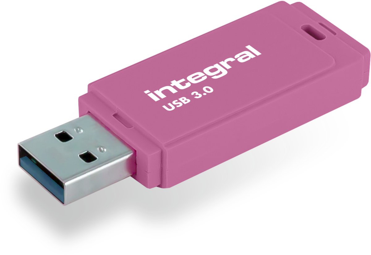 USB-stick 3.0 Integral 64GB neon roze