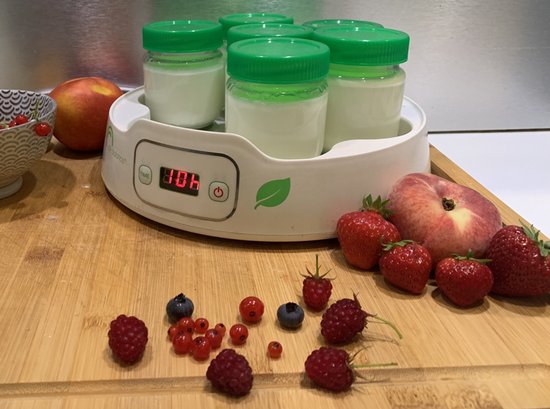 Little balance 8487 - Yoghurtmaker Inclusief 13 potjes - timer - LCD display - vaatwasbestendig — afbeelding 5