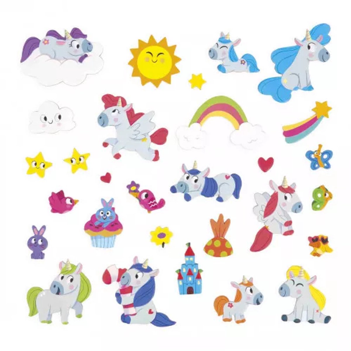 Janod - Magneti Stories - Eenhoorns – Educatieve magneetset — afbeelding 6