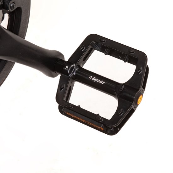 A-Spadz CAVET Air Elektrische Fatbike - Inclusief Voetsteuntjes - 20 Inch - 250W Motor - 7 Versnellingen - 100 km Actieradius - Hydraulische Schijfremmen - Geel van A-Spadz — afbeelding 3
