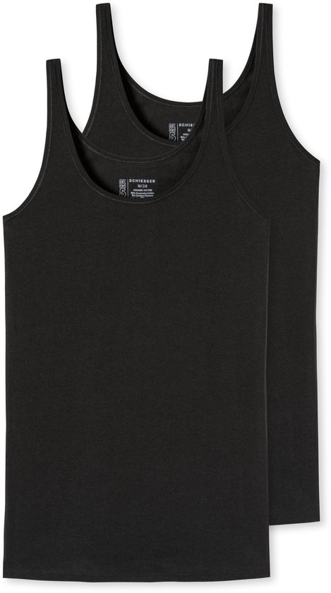 Schiesser 95/5 Organic 2PACK Débardeur Femme - Taille 40