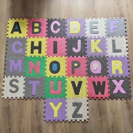 Playshoes 308744 - puzzelmat voor baby's en kinderen, cijfers 0-9, speelmat speeltapijt, schuimstofmat, 10-delig