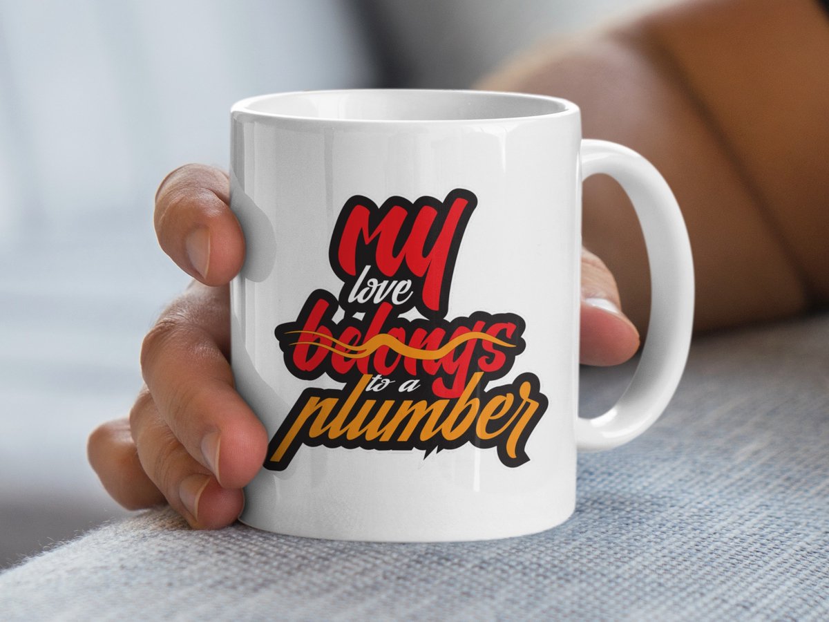 Mijn Liefde Behoort Tot Een Loodgieter Mok, Grappige Loodgieter Cadeau, Valentijnsdag Mok, Perfect Cadeau Voor Loodgieters