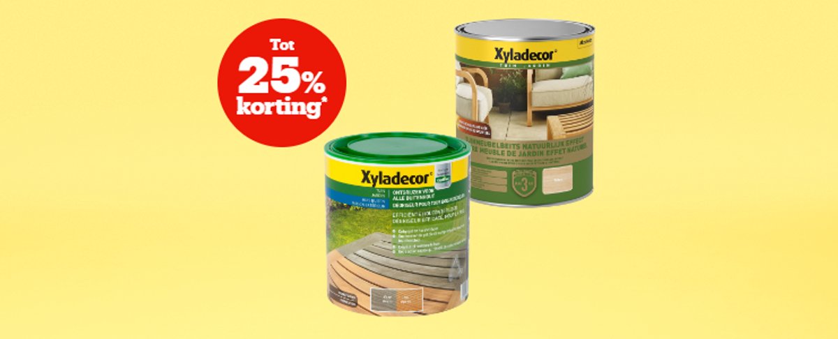 Tot 25% korting op