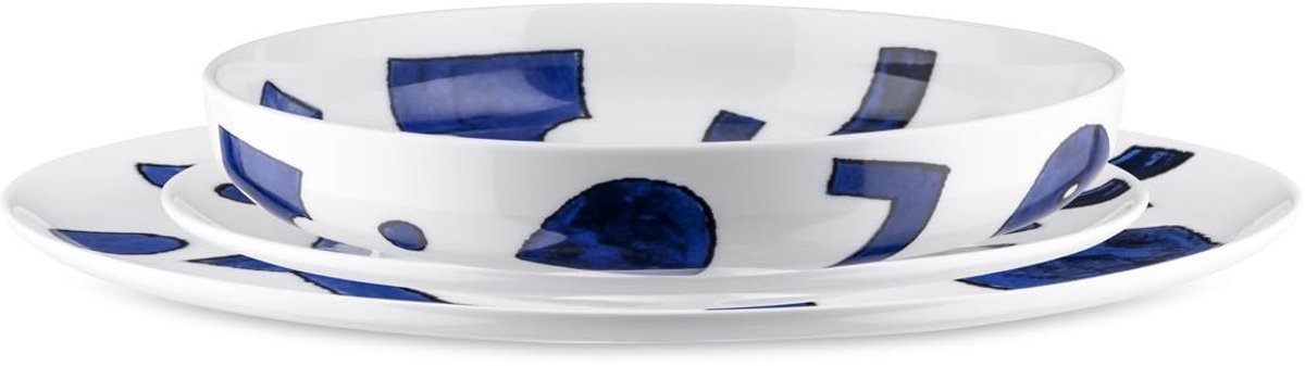 Alessi NF08S12 12-delige bordenset, porselein