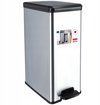 CURVER Poubelle a pédale 40L Slim aspect métal