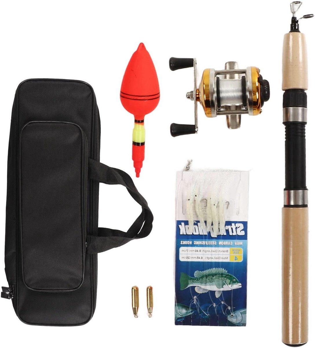 Ice Fishing Hengelset - Winter Visuitrusting met Jigs voor Volwassenen