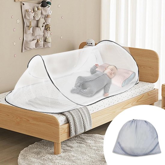 Moustiquaire De Voyage Pop-up YOUYIKE – 200x80x56cm, Protection 360°, Poids 332g, Pliable, Pour Lit Simple, Camping Et Intérieur