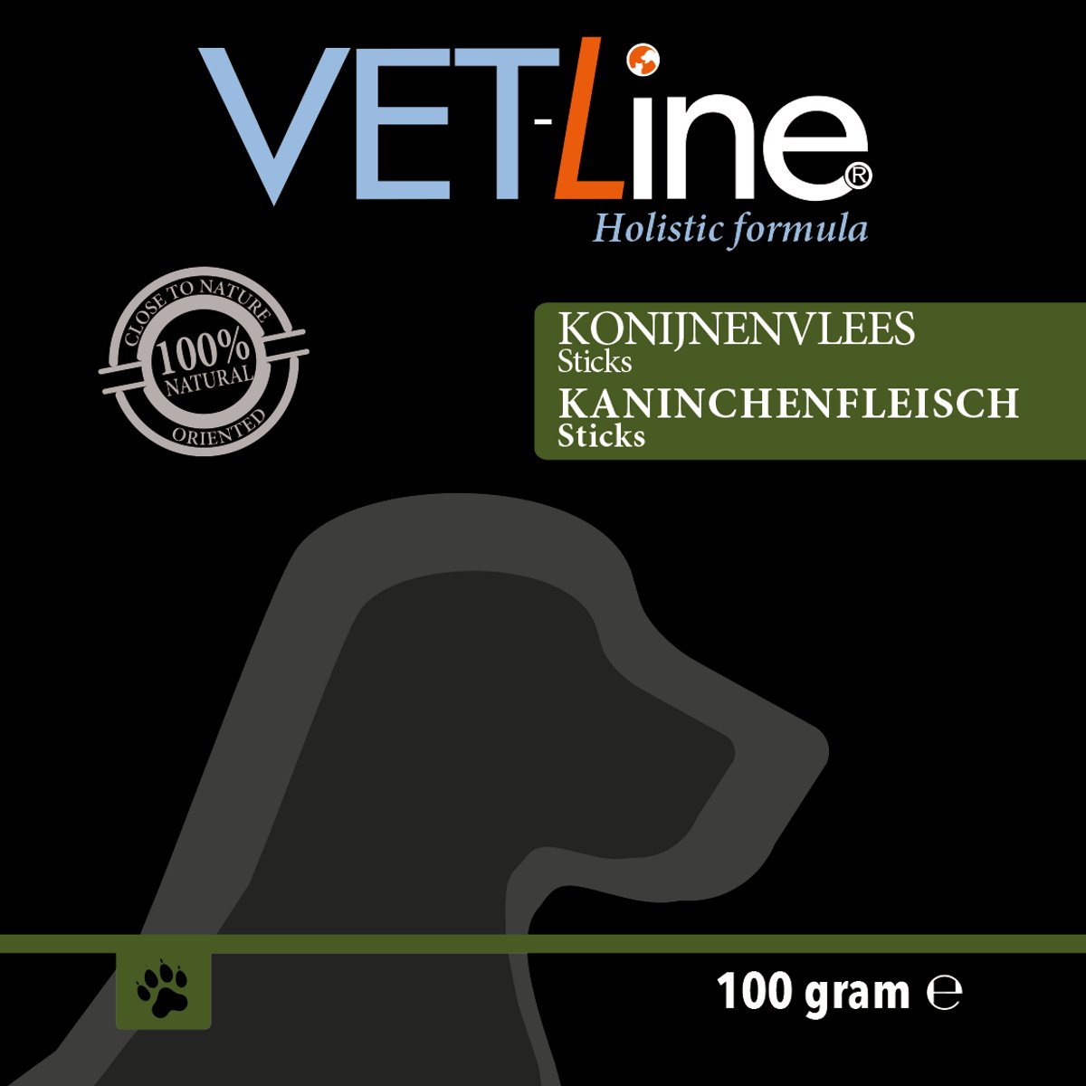 VETLINE - Konijnenvlees Sticks - 100 gram