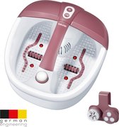 Beurer FB 35 Elektrisch voetenbad - Voetmassage - Trillings-en bubbelmassage - Aromatherapie - Infrarood lichtpunten - 16 Magneten - Magnetisch veld toepassing - Voetreflex rollers - 3 Pedicure opzetstukken - Tot maat 44 - 140 Watt - 3 Jaar garantie