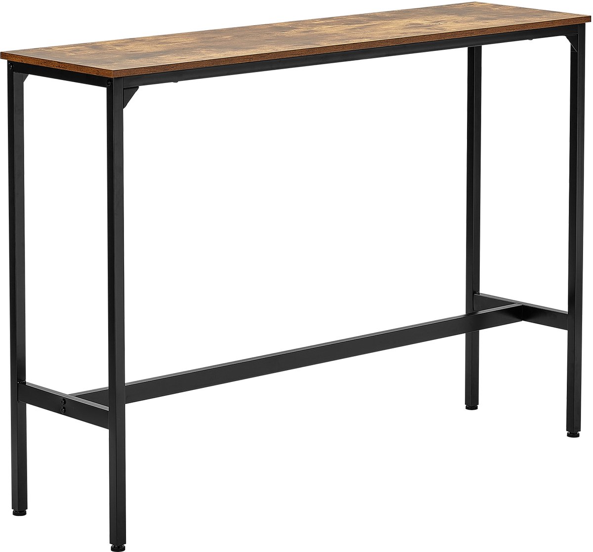 Bartafel Bistrotafel Pubtafel Met Stevig Metalen Frame, Smalle & Lange Keukentafel Eettafe