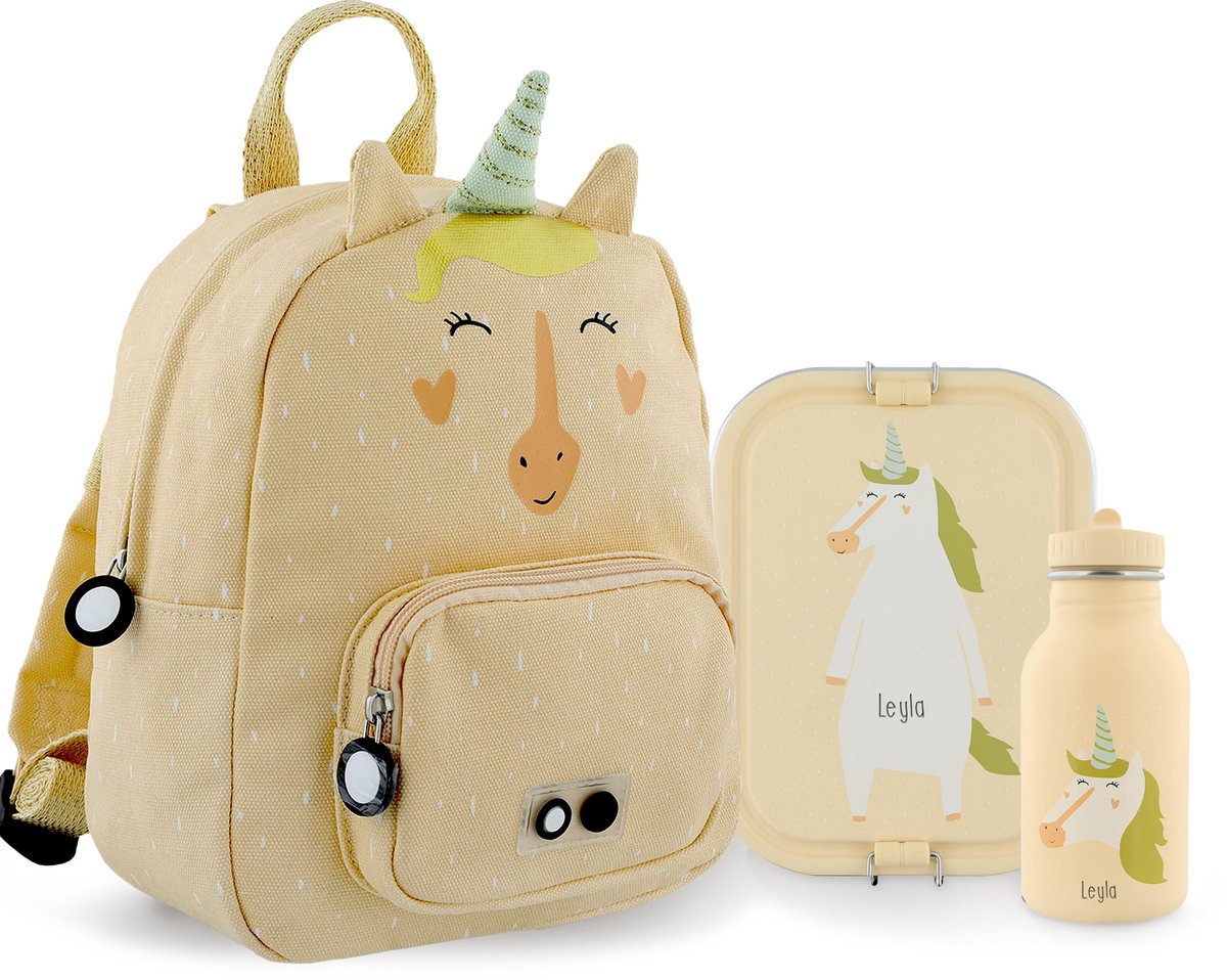 Studio Balune Gepersonaliseerde Back to School set - Mrs. Unicorn