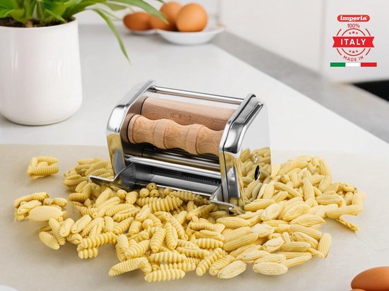 Accessoires voor Verse Pasta Machine van Staal - Cavatelli Sardinian Gnocchetti Rigatelli - Crankshaft (Model . Made in Italy) — afbeelding 3