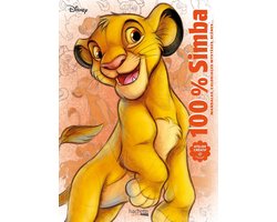 Disney - 100% Simba - Kleurboek voor volwassenen en kinderen