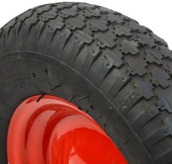 BTP - Kruiwagenwiel - 4.00-8 - Metalen Velg - Aanhangwagen - Tuin van Merkloos	 — afbeelding 2