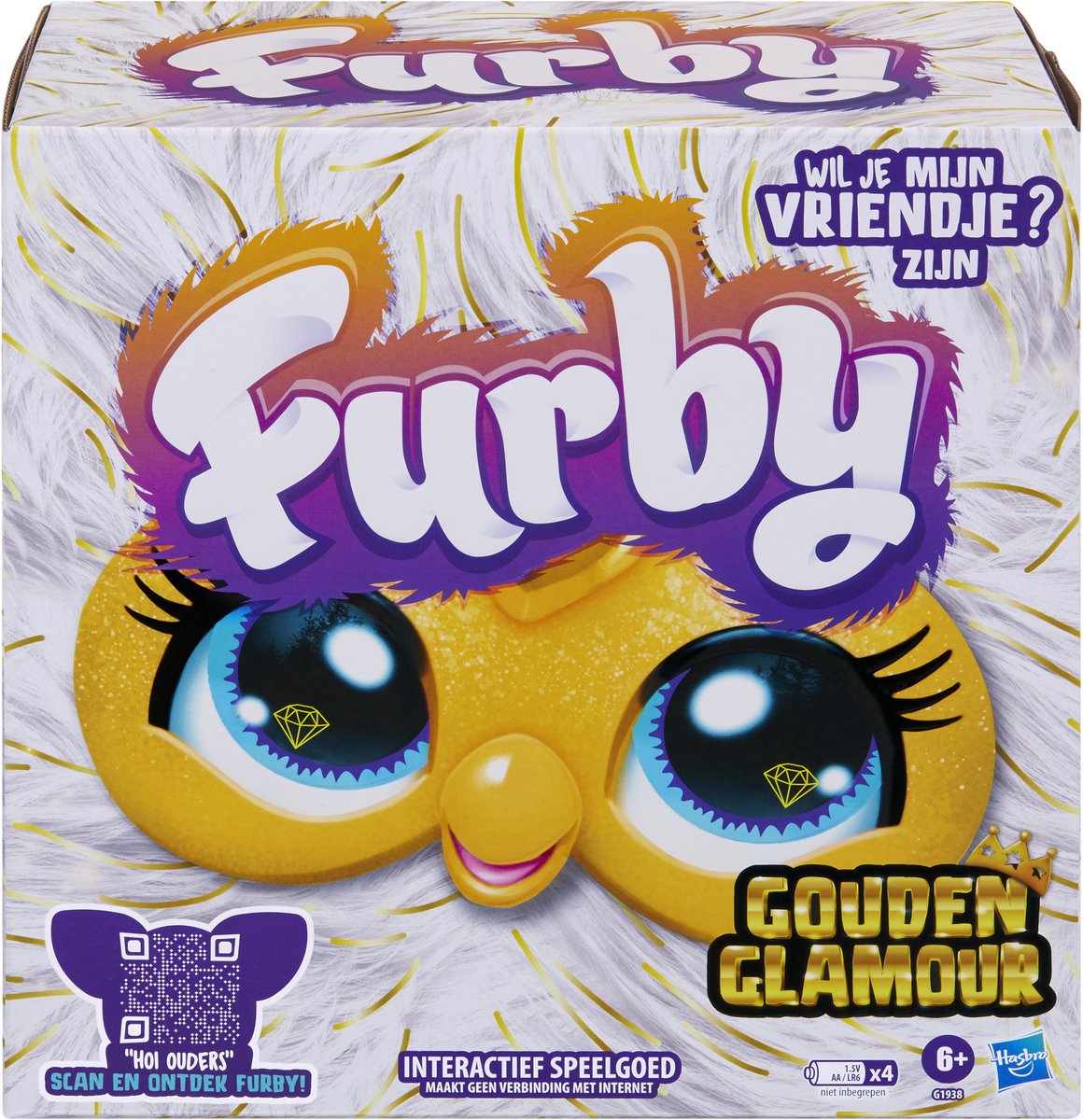 Furby Gouden Glamour - Interactieve Knuffel - Nederlandstalig — afbeelding 5