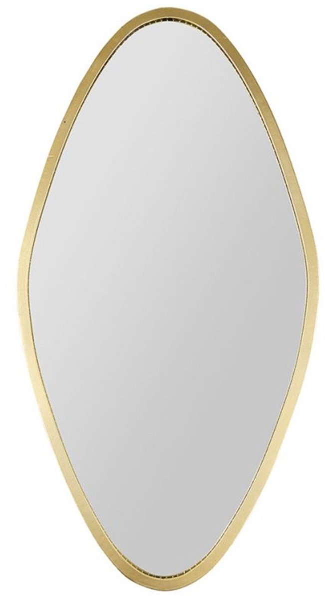 Ostaria Wandspiegel Mineral - metaal - goud - ovaal - 27 x 53 cm - wanddecoratie spiegels