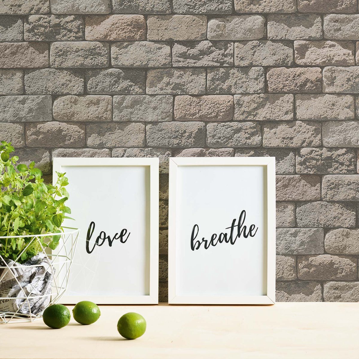 3D STENEN BEHANG - Beige Creme - Industrieel behang - AS Creation Il Decoro