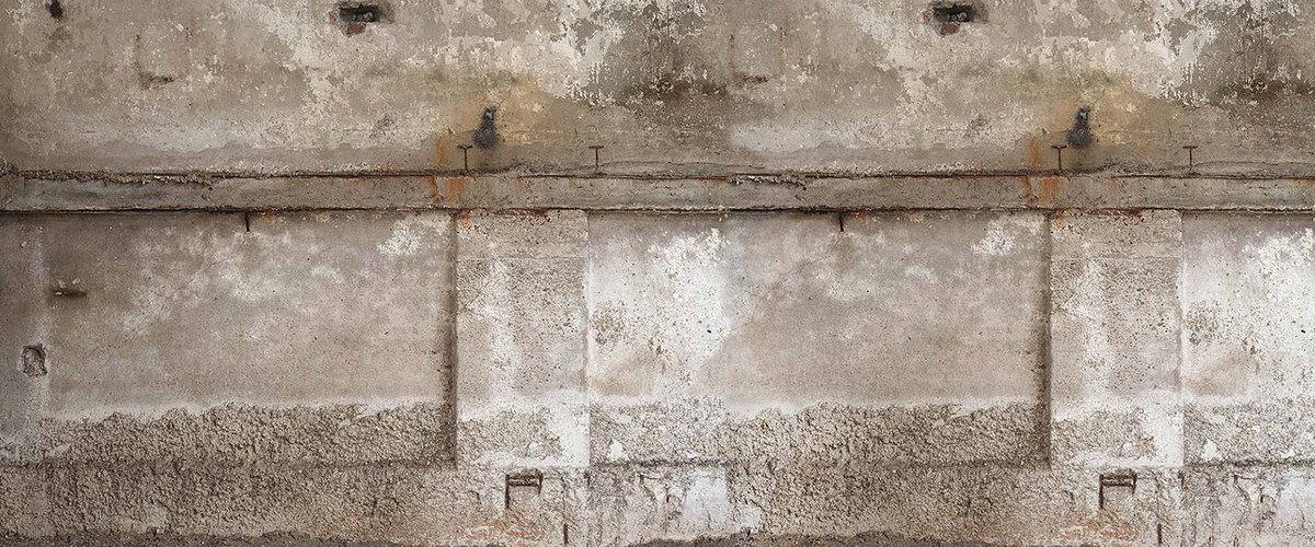 Taupe muur behang DD123631, BRICOFLOR.nl