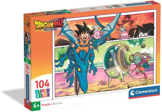 Clementoni - Puzzel - Dragon Ball Daima - 104 stukjes - Super - vanaf 6 ...