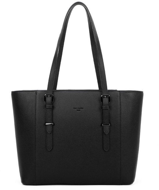 Sac cabas Gallantry XL - Sac fourre-tout - Sac d'école - Tassen femme - Sac zippé - Sac bandoulière - Sac à main - Sac de travail - Format A4 - Zwart