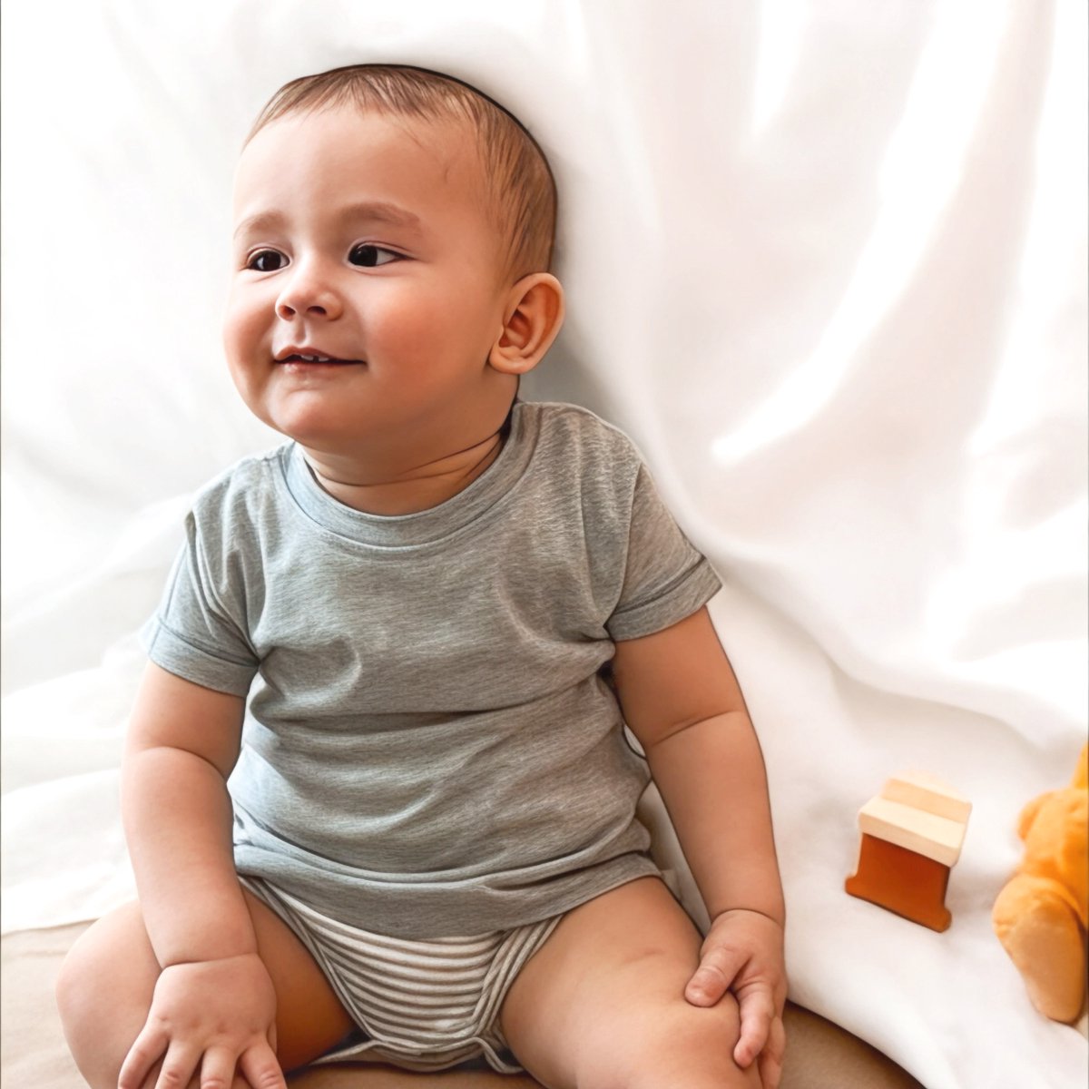 Baby T-shirt met korte mouwen OrganicEra Biologische Baby S/S T-shirtbody