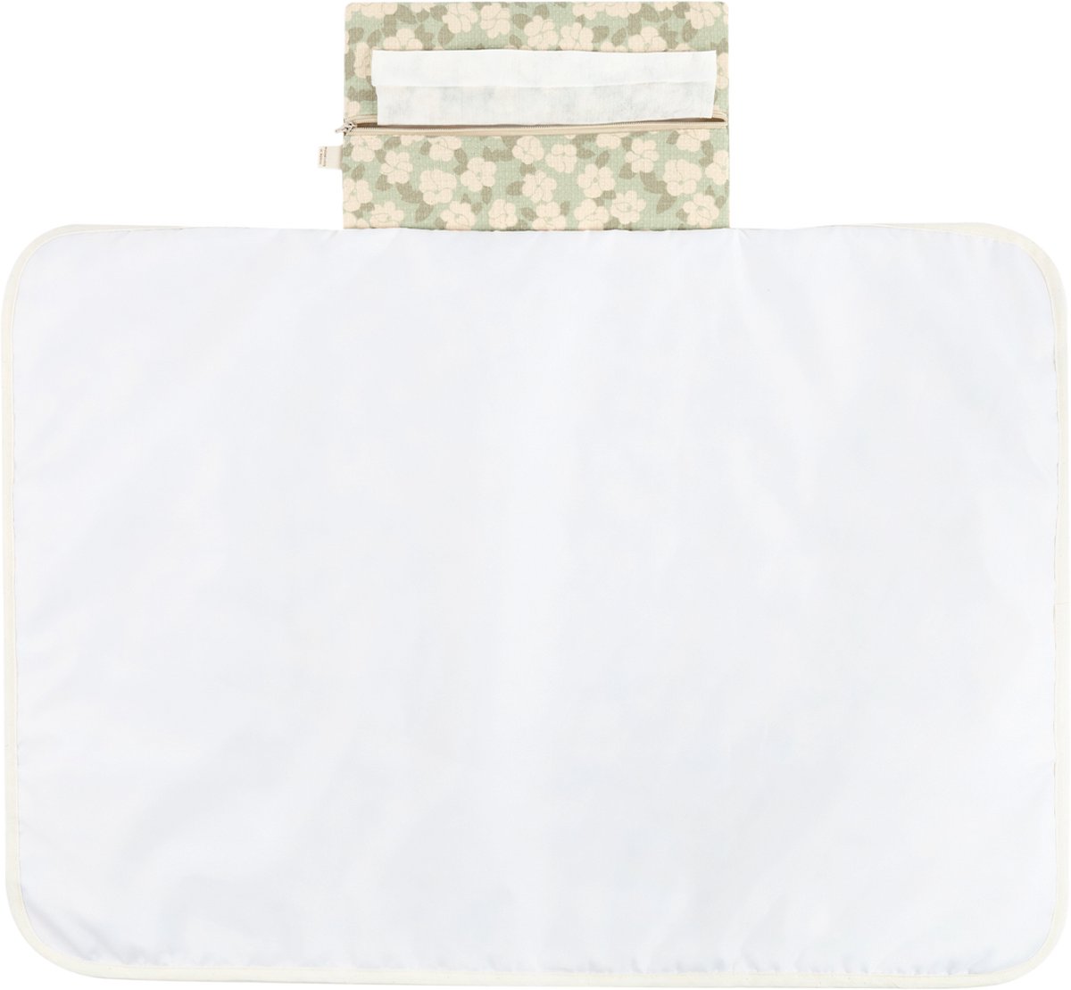Nobodinoz Mozart Opera Verschoningsmatje waterproof - Green Sakura