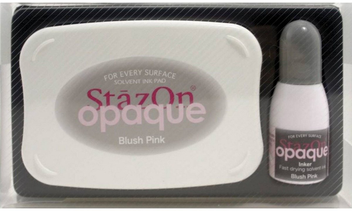 Tsukineko StazOn Opaque Inkpad Blush Pink