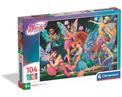Clementoni - Puzzel - 104 Stukjes - Winx Club - Super Color - vanaf 6 jaar