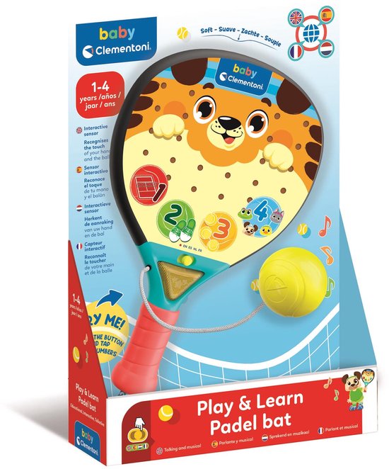 Clementoni - Baby Padelracket - Elektronisch activiteitencentrum - vanaf 1 jaar van Clementoni — afbeelding 2