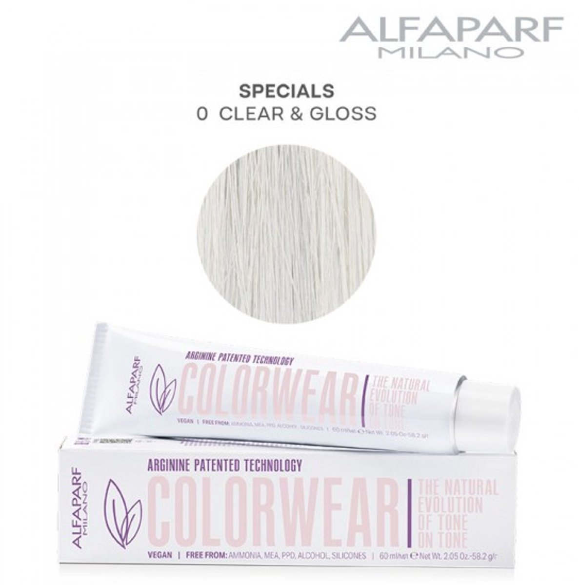 Alfaparf - Color Wear - Clear & Gloss 0 - 60ml.