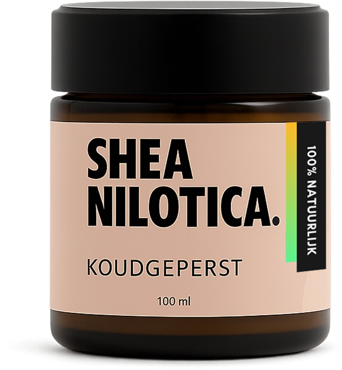 Natuurbazen Shea Nilotica – 100% Natuurlijk, Ongeraffineerd & Onbewerkt – 100ml in Glazen Pot – Zachte, Romige Textuur met Milde Geur – Rijk aan Vitamine A, E & Omega Vetzuren – Voor Gezicht, Babyhuid, Haar & DIY Cosmetica