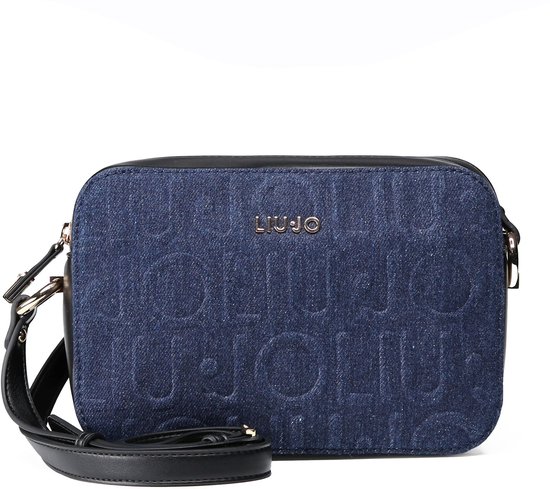 Petit sac bandoulière Liu Jo pour femme - Katoen - Mangue - Blauw