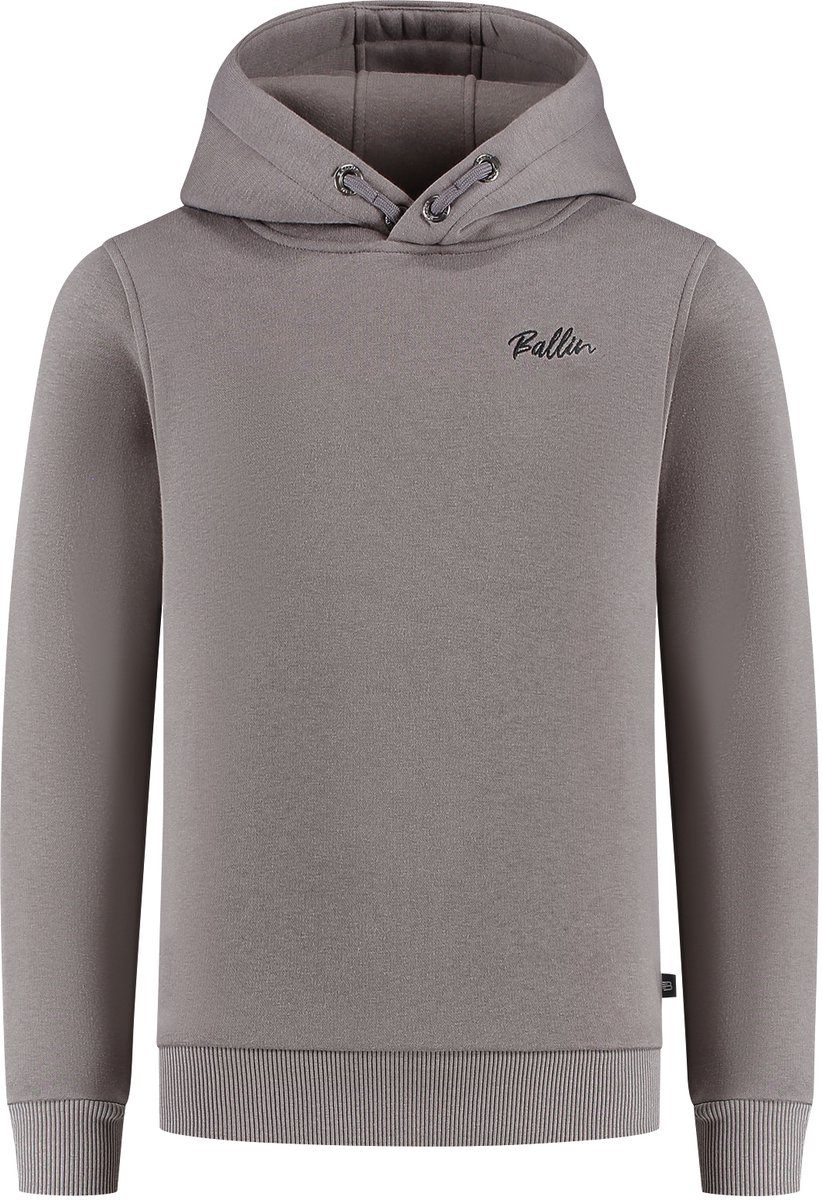 Ballin Amsterdam - Jongens Regular fit Sweaters Hoodie LS - Antra - Maat 8