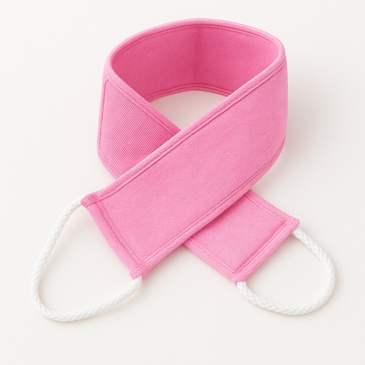 SkinCleanAndCo -Loofah baddoek - Loofa - Loofa spons - Lichaamsborstel - Badspons - 8*68 cm- Rose