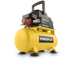 Powerplus Compressor POWX17215 - Compressor zonder olie 750W 6L